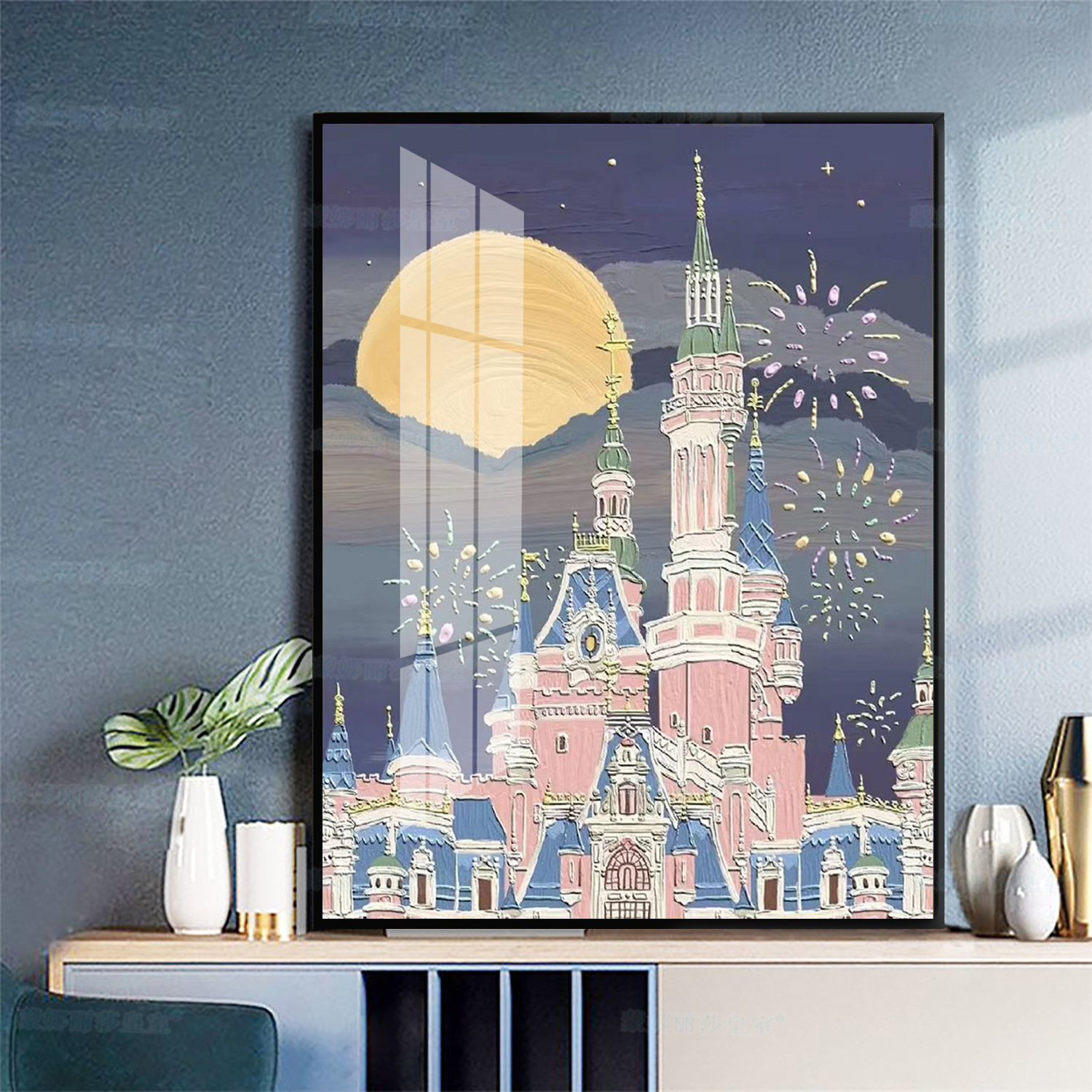 Auténtico Punto de Cruz Real del Castillo de la Mona Lisa 2026 Nuevo Modelo Castillo Vertical Simple y Hermoso Decoración de Ensueño