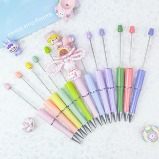 [Macaron Color System] Fresh Girl Color System in stock DIY Handmade Beaded Ballpoint Pen Cute Pen Wholesale