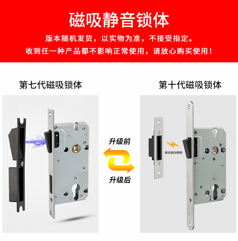 磁吸锁体