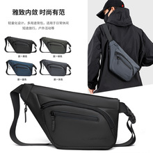跨境休闲斜挎包男休闲斜肩包时尚个性百搭男士单肩包运动风胸包男