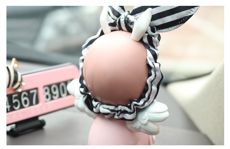 Car Interior Creative Temporary Parking Number Plate, Cute Hidden Number Plate, Car Decoration Accessories for Women