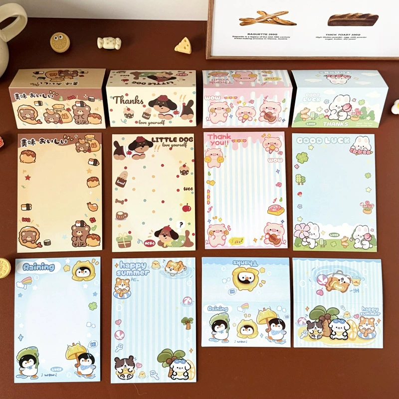 Cute card holder, cartoon set, postcard, pack, material, bag, Birthday gift
