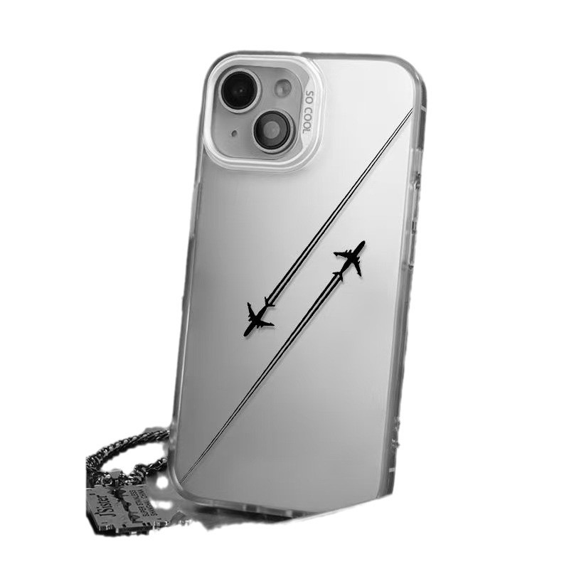 Nuevo estilo europeo y americano aplicable iPhone 16 funda para teléfono móvil Apple 15promax/14 simple 13pro/12 estilo explosivo 11x