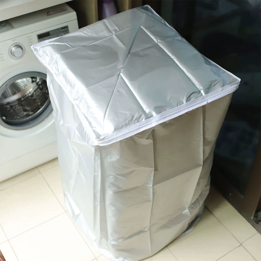 Полиэфирный чехол для стиральной машины Водонепроницаемый солнцезащитный чехол Роликовый Тип Волновое колесо Универсальный защитный чехол для стиральной машины