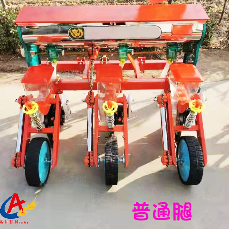 四行五行悬浮式玉米播种机 农用玉米播种机 单行玉米大豆播种机