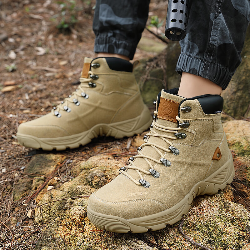 Transfronterizos de tamaño grande hombre comercio exterior ocio al aire libre zapatos de montaña entrenamiento táctico de campamento entrenamiento botas deportivas hombre