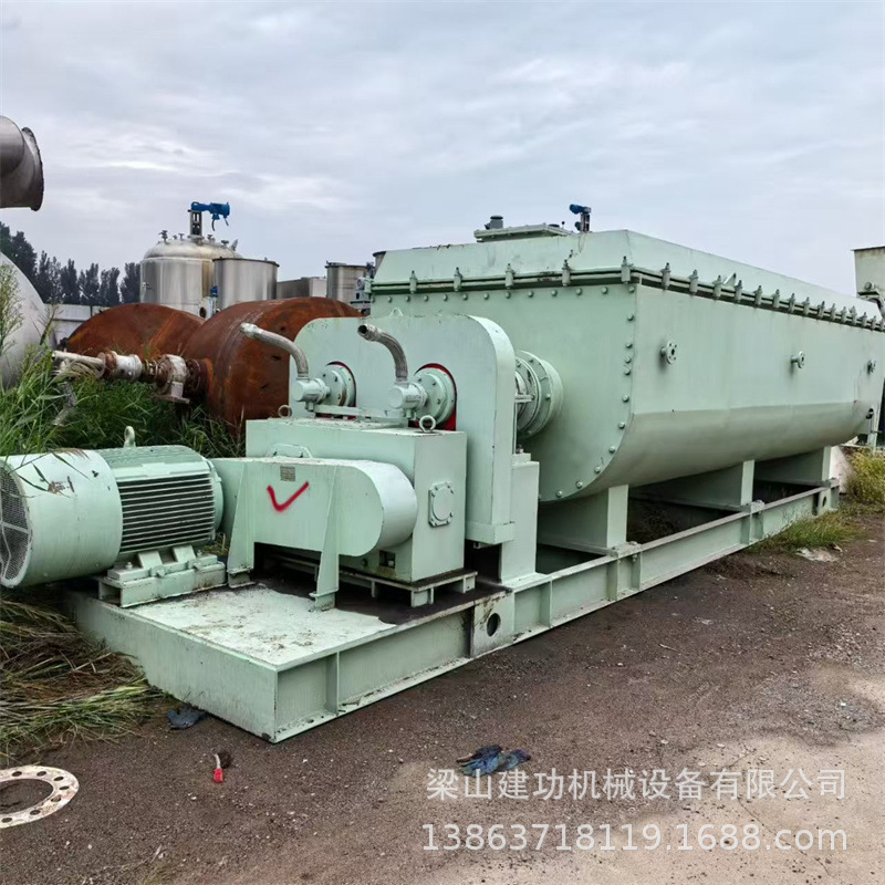 二手空心桨叶干燥机 金属废弃物料烘干机 化工印染电镀污泥干燥机