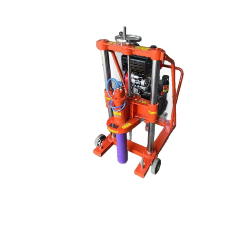 Pequeña máquina de perforación de hormigón y extracción de núcleos máquina de perforación de suelo de asfalto de cemento máquina de muestreo de pila de pavimento municipal