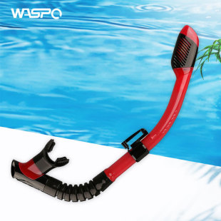 Customized Scuba Free Diving Fully Dry Breathing Tube Deep Diving Respirator Snorkeling Diving Tube Foldable Full Silicone Hose