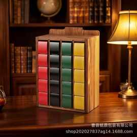 木质高尔夫用品收纳架套袖支架木质零食陈列架壁挂储物架