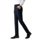 Wool machine washable men's trousers men's high-end business suit pants navy blue straight tube drape men's pants wholesale