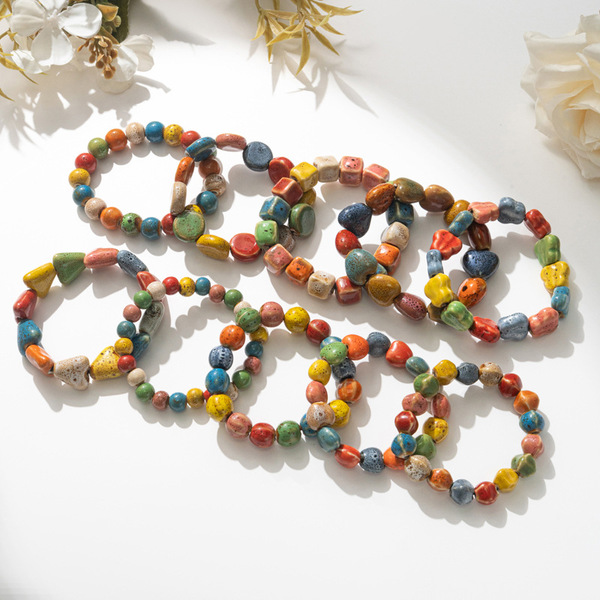 Ethnic retro beaded bracelet for men and women