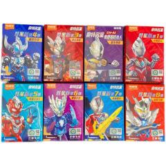 ウルトラマンブルコ ビルディングブロック パープルスターエディション-10 ゼータネイティブヒーローの名前 組み立て人形おもちゃ