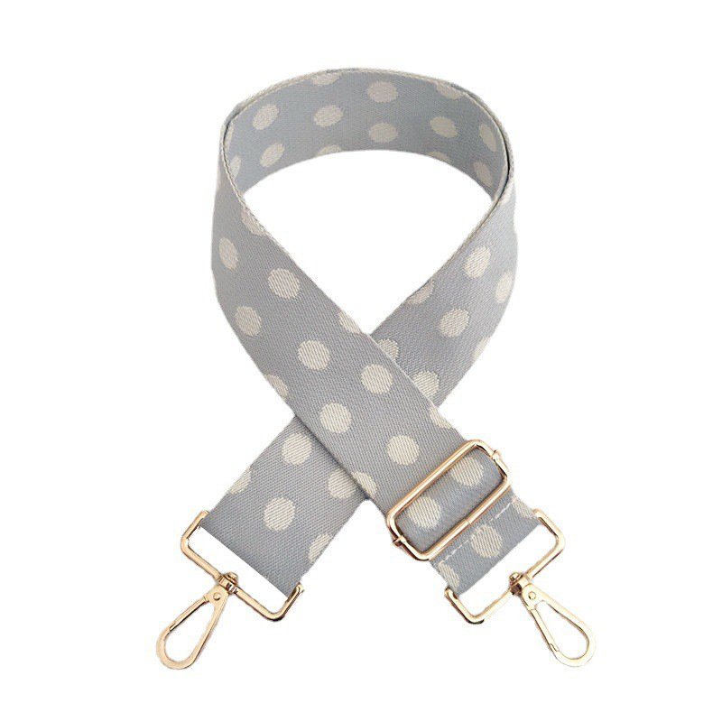 112g Weight Sling Strap Type Bag Strap/Shoulder Strap Bags Type Casual Occasion Polyester cotton Material Polka Dots Pattern Women'S Gender Fashion Style New Color Polka Dot Wide Shoulder Strap Adjustable One-shoulder Crossboby Bag Accessories Long Strap Burden Reduction Replacement Purse Chain 6
