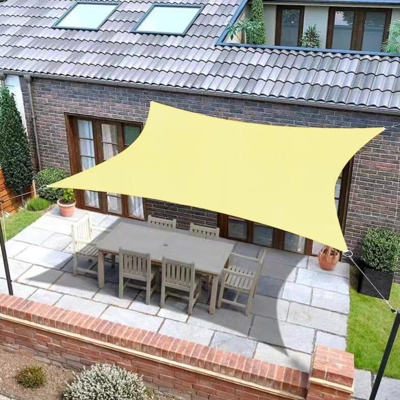 3*5 Square Shade Sail 420d Polyester Fiber Polyester Oxford Cloth Awning Garden Rain-proof UV-proof