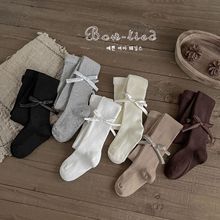 蝴蝶结儿童连裤袜春秋冬新款百搭A类女童打底裤袜无骨连裤袜