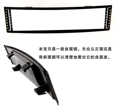 Large field of view rear view auxiliary mirror with Wide Field of View