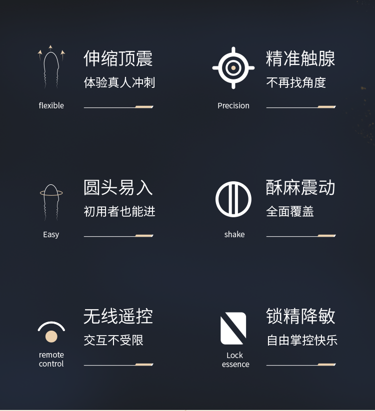 Remote Control Retractable Prostate Massager Wearable Silicone Anal Plug — detail image 3
