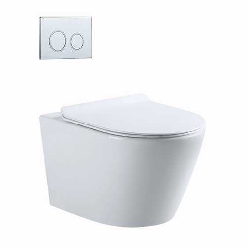 Hidden tank wall-mounted hanging toilet wall-mounted toilet ceramic wall-hanging hidden set bathroom wall-mounted ceramic toilet set