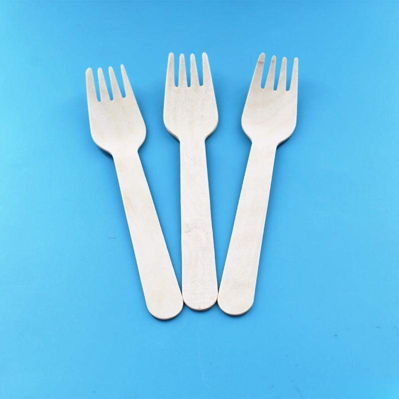 Disposable spoon, wooden coffee set
