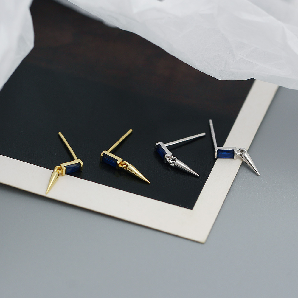 Fashion Square Sterling Silver Plating Drop Earrings 1 Pair