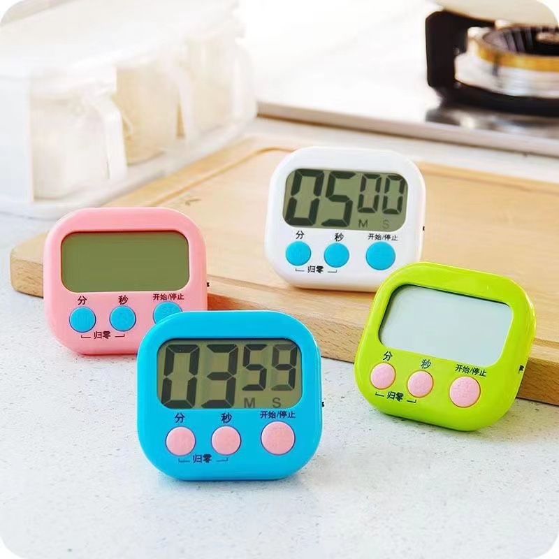 Timer alarm clock for students to learn self-discipline, dual-function electronic multi-purpose clock, silent.