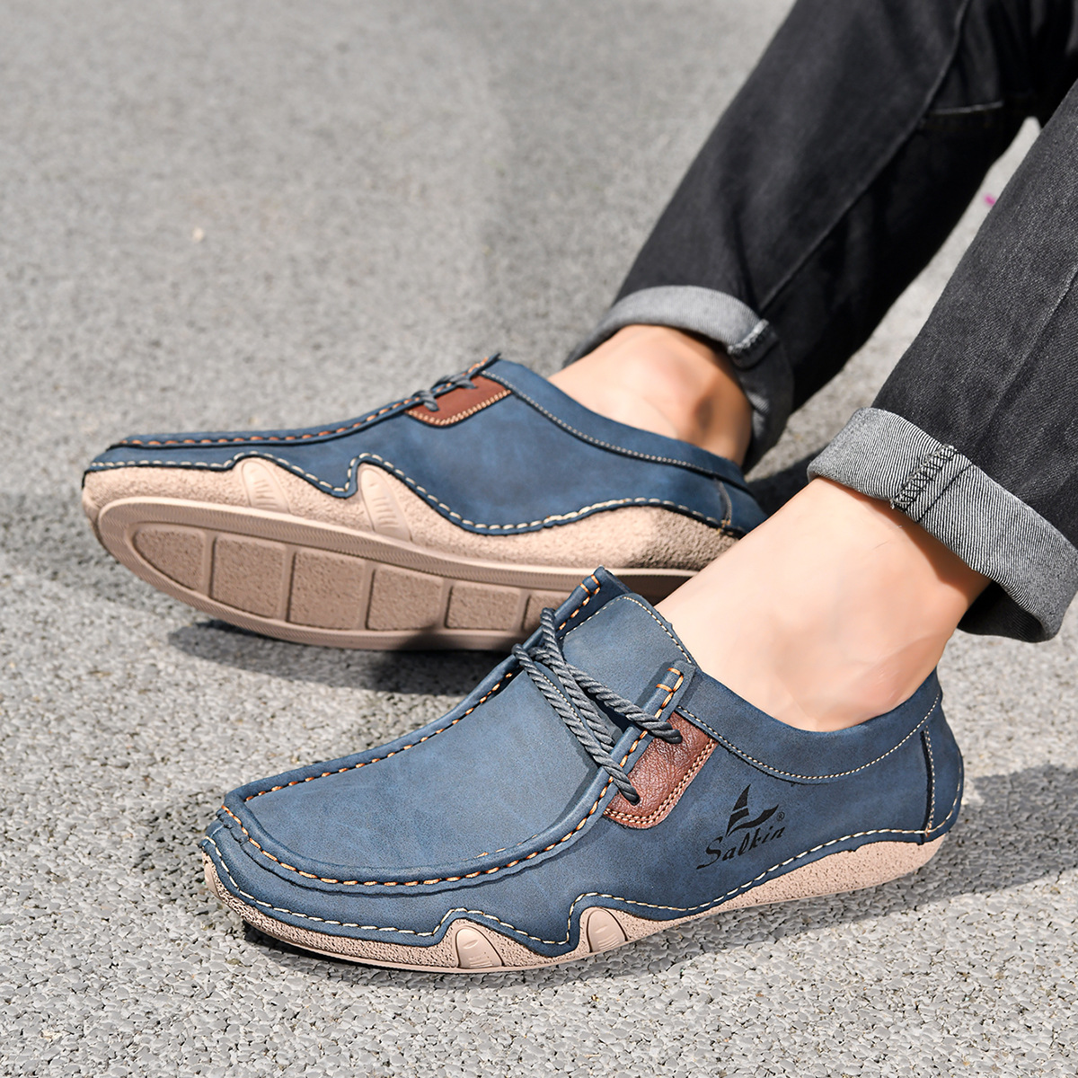 Scarpe casual da uomo low-top modello martin con polpo_voghion.com