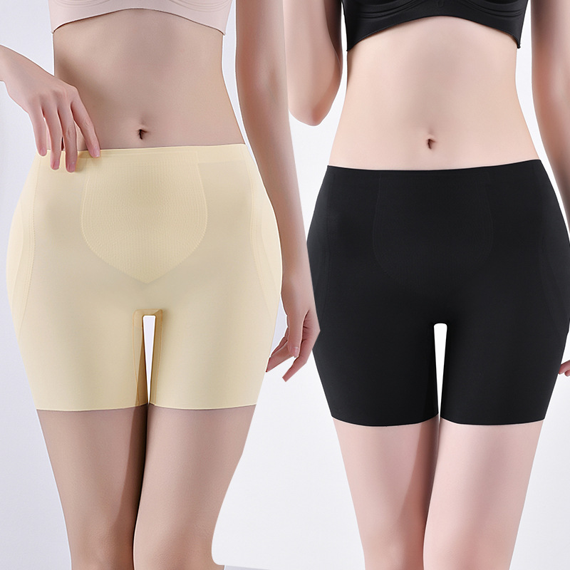 Pantalón Aumentador de Caderas de Cintura Media de Nylon, Sin Rastro, Levantamiento de Cadera, Control de Abdomen
