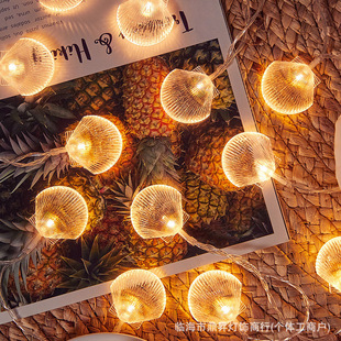 Solar led lights starfish shell light string creative luminous flashing lights Christmas courtyard layout outdoor waterproof