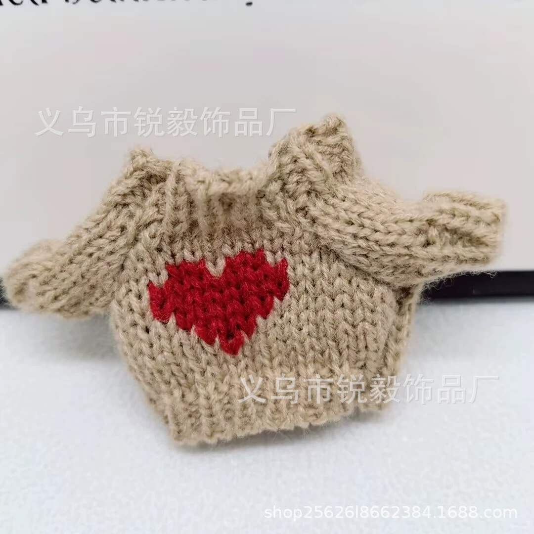 Кукла, свитер, шарф, маленькая игрушка, детская одежда