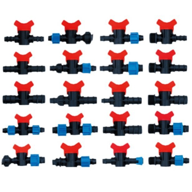 Productos de válvula de interruptor de plástico al por mayor válvula de derivación de tubo de PE interruptor de junta de tubería de agua de riego por goteo de micro aspersión
