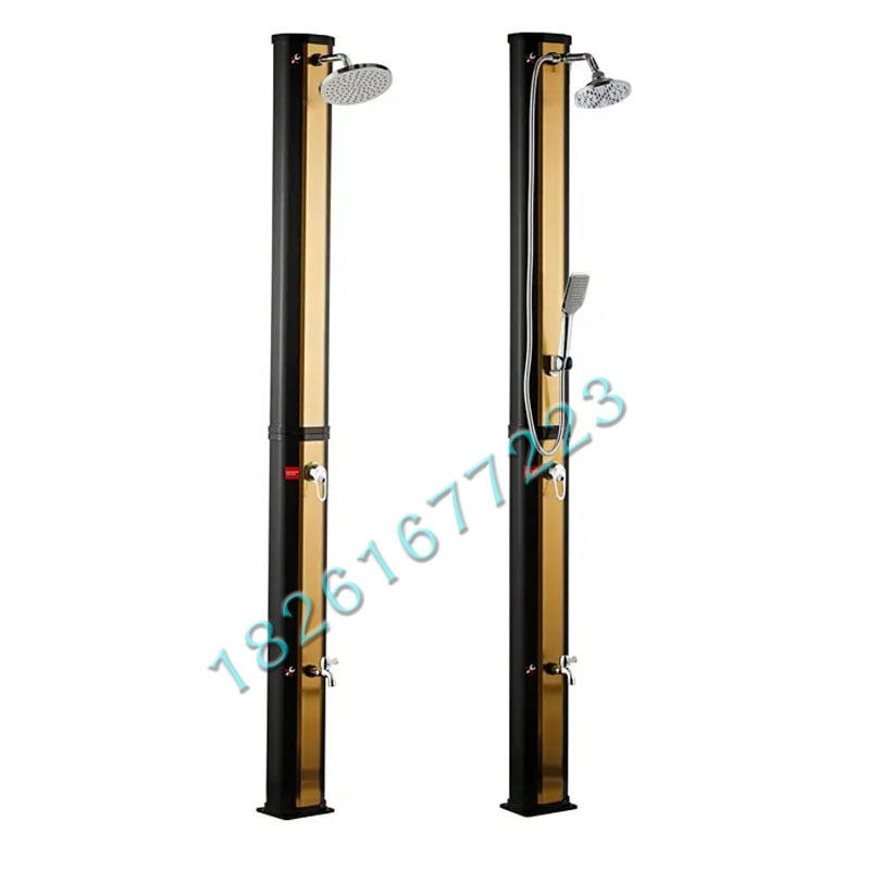 35L columna de ducha solar al aire libre precio de fábrica sin panel solar verde productos de protección ambiental