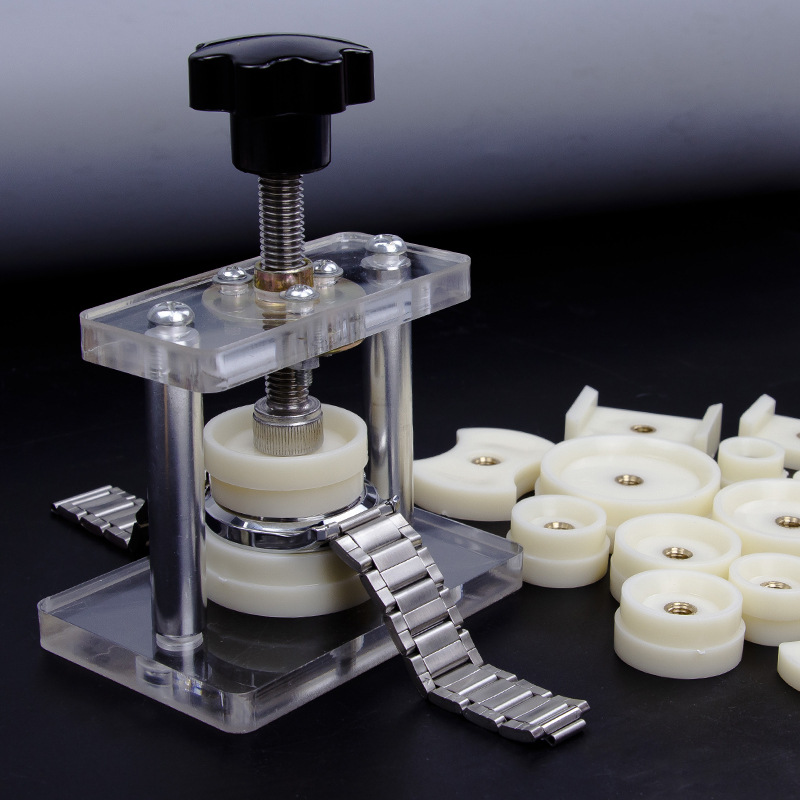 家用手表压盖机修表工具换电池电子石英表压盖器起盖合盖钟表套装