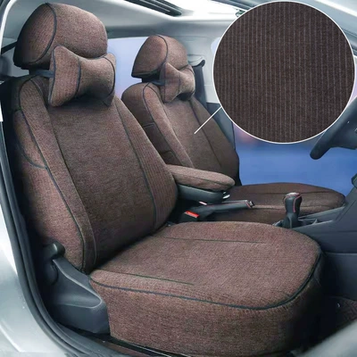 Suitable for Car Seat Covers, Modelə uyğun (Original) oturacaq örtükləri - type-c-chenille-stripes-brown-default-item