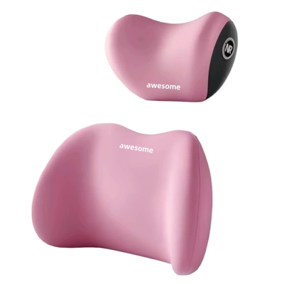 Car Lumbar Support, Headrest - sakura-pink-headrest-lumbar-support-awesome