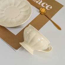 法式陶瓷咖啡杯碟套装复古优雅杯碟高档精致办公室下午茶水杯批发