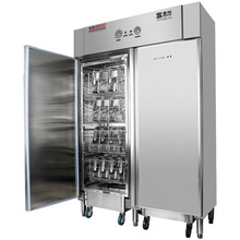 工厂定制高温餐具消毒柜推车125℃热风循环烘干保洁柜不锈钢餐具