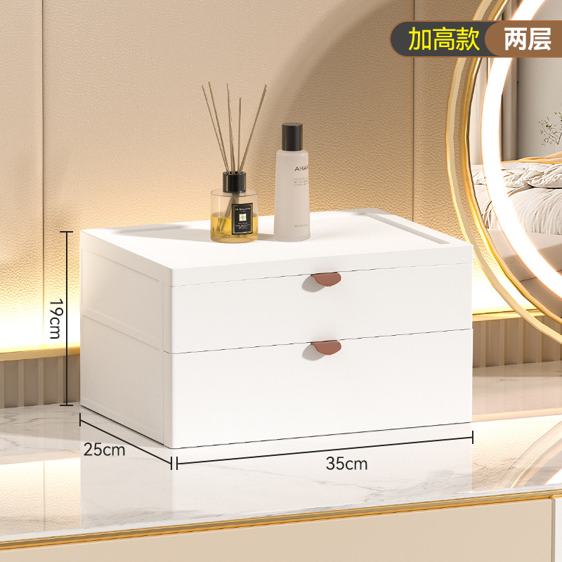 Gabinete de almacenamiento cajón plástico gabinete de almacenamiento doméstico dormitorio escritorio multi-capa organización papelería cosméticos almacenamiento rack gabinete