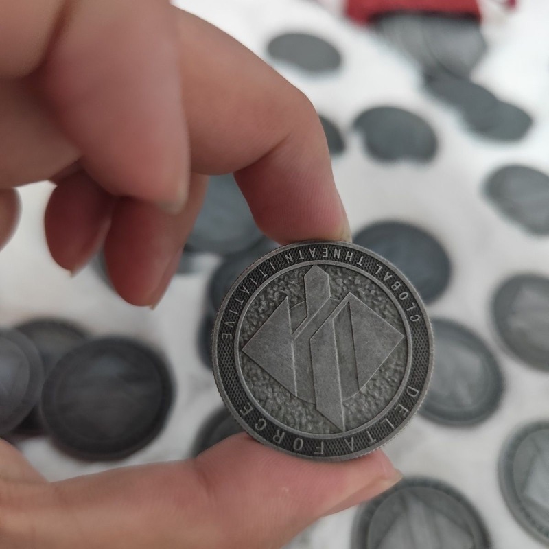 三角洲周边金属硬币游戏币实物哈夫币收藏金币桌面摆件纪念送朋友|undefined
