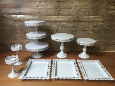 De estilo europeo de la boda mesa de postre soporte de exhibición de hierro de múltiples capas creativo pastel de cumpleaños estante de tres capas de pastelería soporte image 16