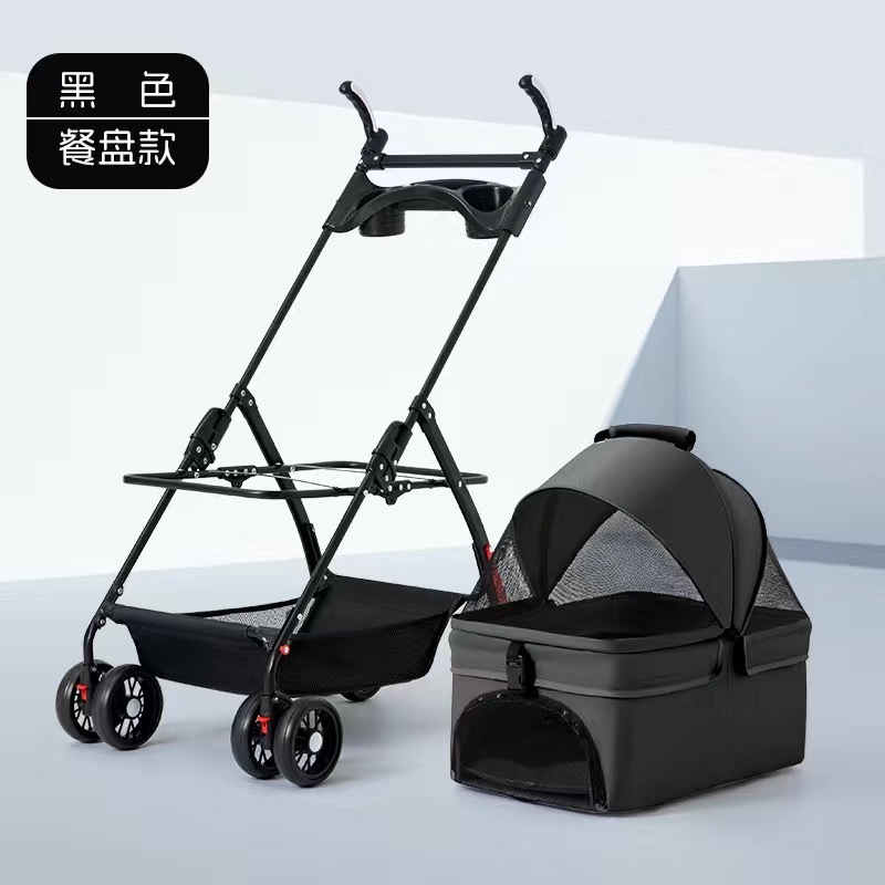 犬猫用ペットベビーカー、テディベビーカー、屋外旅行用小型ペットベビーカー、軽量折りたたみ式|undefined