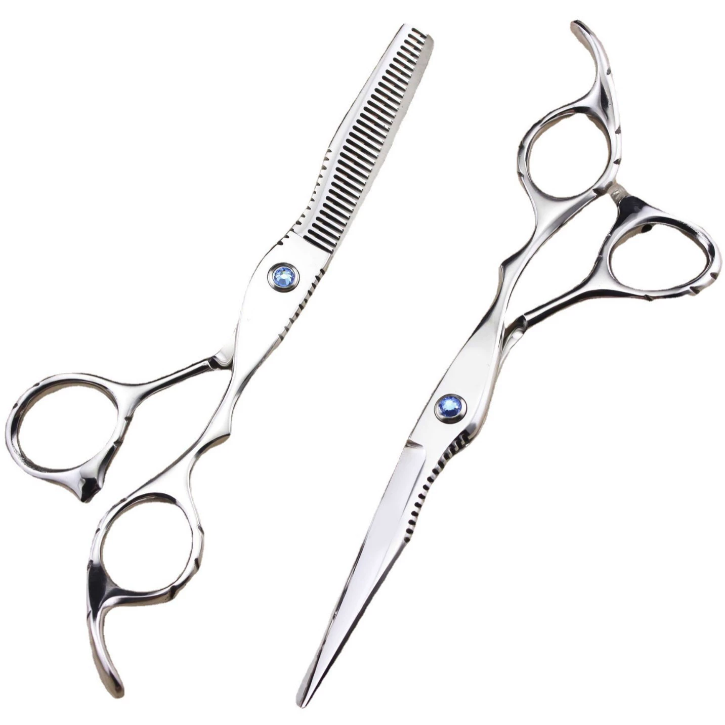 6-дюймовые сапфировые ножницы для волос Парикмахерские ножницы плоские ножницы Liu Hai ножницы зубные ножницы филировочные на 04-5