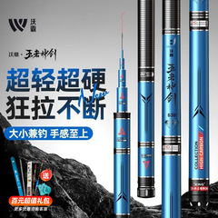 沃鼎王·者神剑十周年纪念鱼竿轻硬鲫鱼竿黑坑碳素综合竿台钓竿