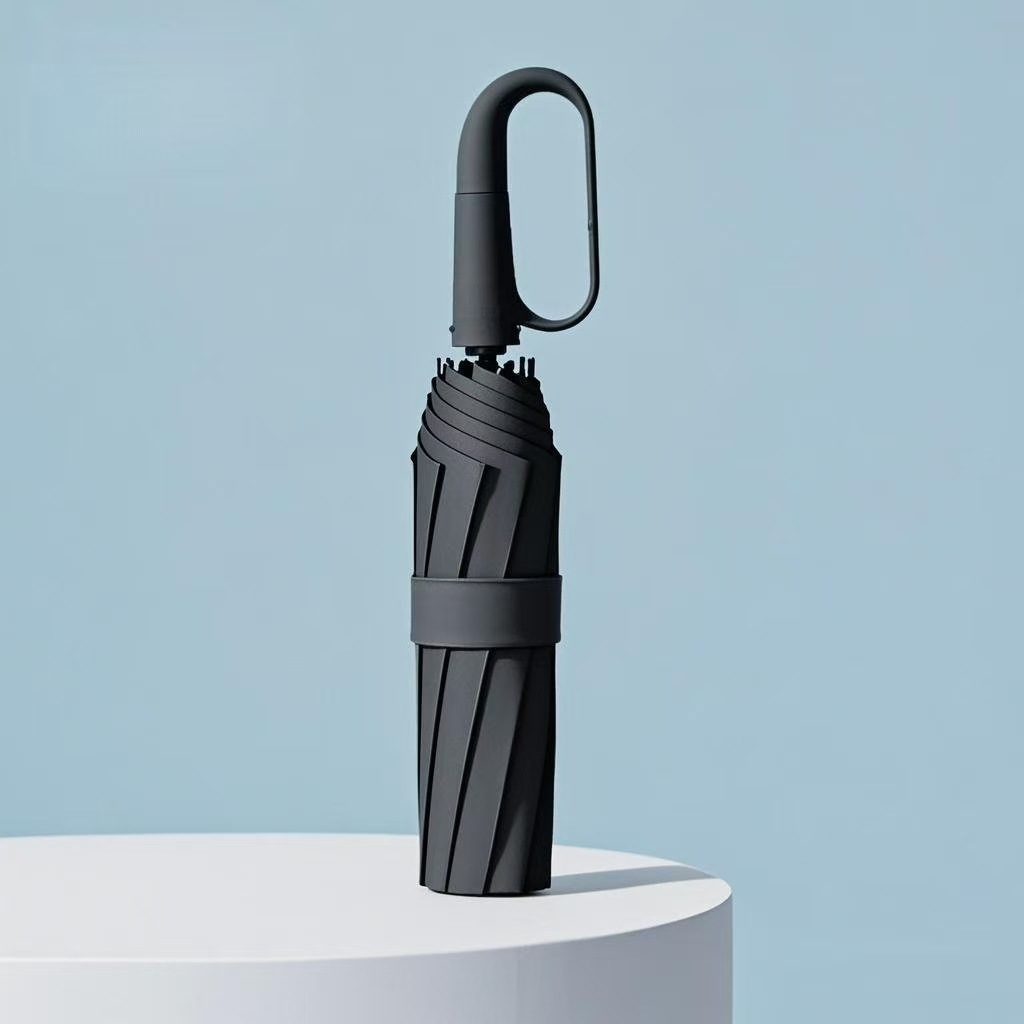 Paraguas grande totalmente automático para hombre, reforzado, doble uso para sol y lluvia, protección solar, paraguas plegable, venta al por mayor personalizada image 15