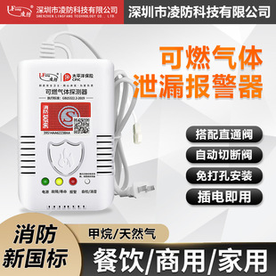 LinGfanG JT-G55 Gas Alarm Home Kitchen Natural Gas Liquefied Gas Gas LeakaGe Detector