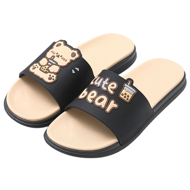 Высококачественные тапочки для женщин, милые тапочки для верхней одежды, нескользящие домашние тапочки большого размера для дома, трансграничные парные тапочки для мужчин