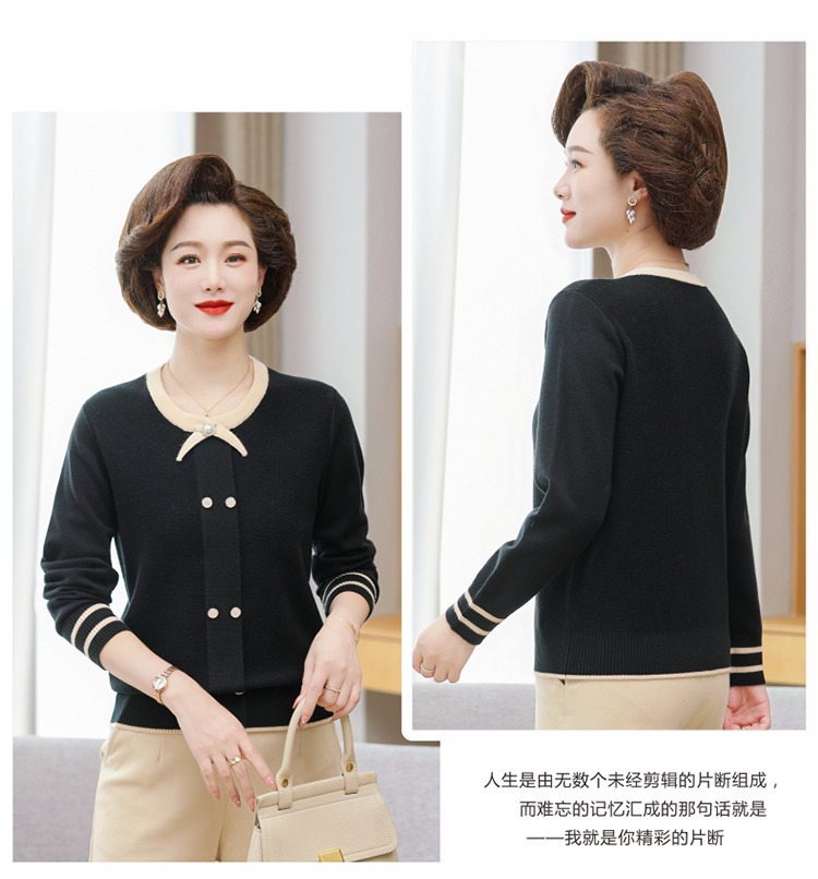 E5963 920K ÁO LEN NỮ TAIRYA ÁO LEN MÙA XUÂN THU ĐÔNG TRUNG NIÊN THỜI TRANG NỮ G03 SẢN PHẨM MỚI