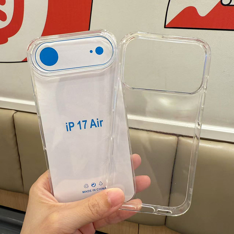 Suitable for Apple 17Promax Mobile Phone Case 17Air Transparent 17Pro Soft Shell 17Pm Anti-Fall iPhone 17/16