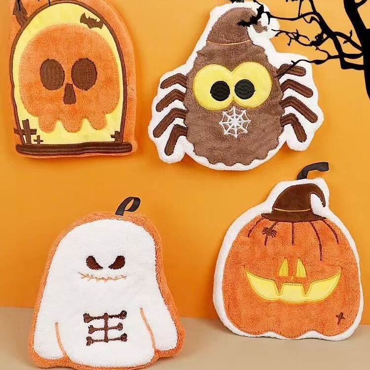 New Products Are Available for Bathroom Hanging Christmas Series Hand Towels, Double-Layer Thickeneded, Lint-Free and Odor-Free