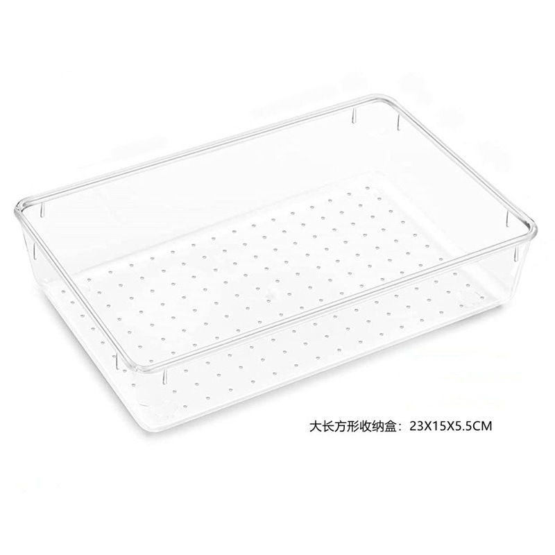 Caja almacenamiento integrada con cajón punto , partición transparente escritorio, papelería, s diversos, organización cosméticos el hogar